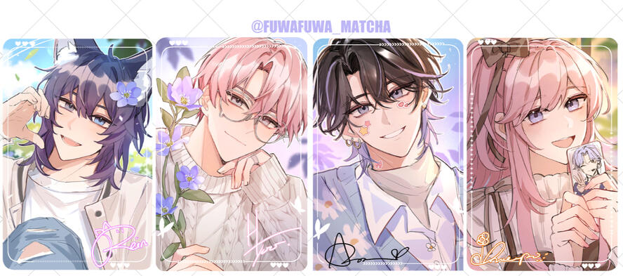 Photocards of my OCs